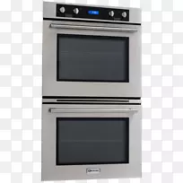 自清洁烤箱，家用电器烹饪范围：Jenn-air 30“双壁式烤箱，带有多模对流系统jjw2830d-自清洁烤箱。