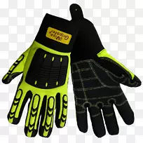 自行车手套高能见度服装国际安全设备协会安全手套