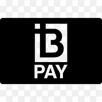 电脑图标付款标志bPay-支付卡