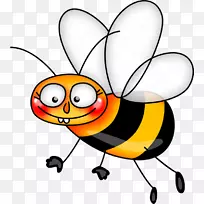 蜜蜂昆虫黄蜂剪贴画-蜜蜂