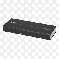HDMI计算机端口4k分辨率以太网集线器-Atenç；ã；o