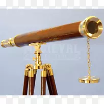 黄铜折射望远镜装饰艺术缝制折射望远镜