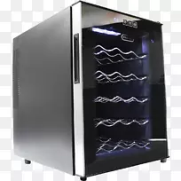 葡萄酒冷却器冰箱瓶玻璃葡萄酒冷却器