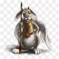 兔子，狼兔，传说中的动物神话-兔子