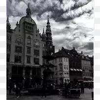 哥本哈根正面中世纪建筑-哥本哈根