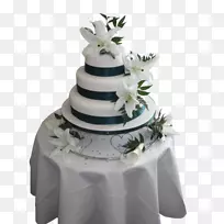 婚礼蛋糕装饰-三层蛋糕