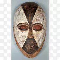 传统非洲面具加蓬面具