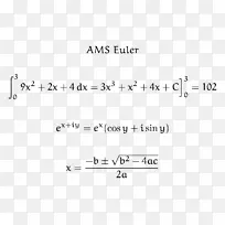 曼谷文件数字手写体角公式