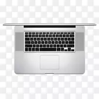 Macbook Pro MacBook Air Computer键盘膝上型电脑-笔记本电脑顶部视图