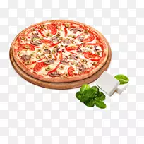 加利福尼亚式比萨饼西西里披萨意大利香肠多米诺披萨
