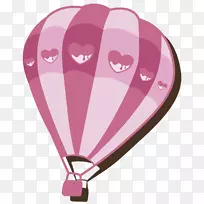 热气球粉红m-气球