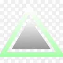 三角形字体-绿色三角形