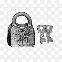 数码邮票邮资邮票设计挂锁标签锁及钥匙