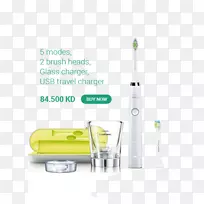 电动牙刷飞利浦Sonicare钻石清洁牙科医疗设备