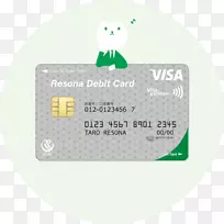 盛田瑞索纳银行借记卡自动柜员机银行卡-银行