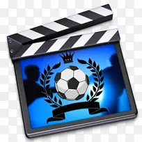 iMovie计算机软件MacOS视频编辑软件-观看足球