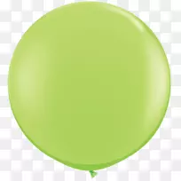 气球春绿派对生日-气球