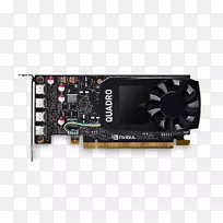 显卡和视频适配器Nvidia Quadro P 1000 GDDR 5 SDRAM图形处理单元-NVIDIA