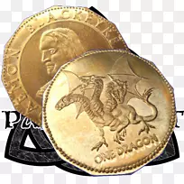钱币Viserys Targaryen，权力的游戏，Jaqen h‘ghar家，Targaryen-硬币