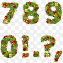 圣诞节点缀数字数码摄影数字-圣诞节