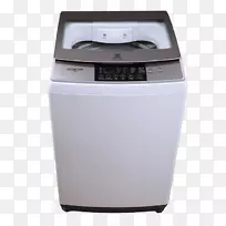 洗衣机伊莱克斯海尔hwt 10 mw1家用电器.洗衣机顶部视图