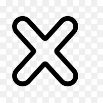 乘法符号x标记计算机图标信息检查标记交叉符号