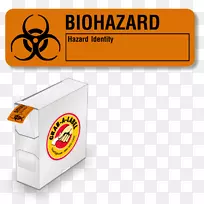 纸生物危险标签警告标签纸标签