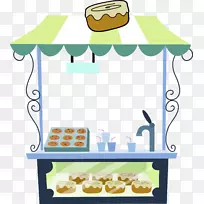 纸杯蛋糕和松饼婚礼蛋糕-蛋糕