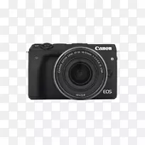 数码单反佳能e-m 18-55 mm镜头无镜可互换镜头照相机镜头