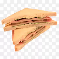 火腿芝士三明治早餐三明治蒙特利尔式熏肉博卡迪洛火腿