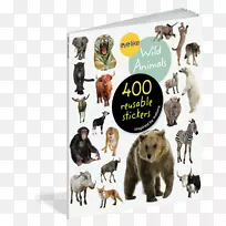 昆虫：花园里400个可重复使用的贴纸：400个可重复使用的贴纸动物贴纸书出版-野生动物的保护