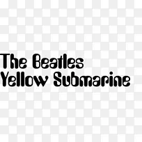 披头士黄色潜艇标志救命！-黄色潜艇