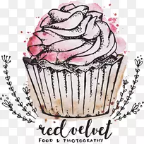 纸杯蛋糕红天鹅绒蛋糕奶油配方博客-红色天鹅绒标志