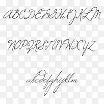 手写计算机字体开源Unicode字体脚本字体设计