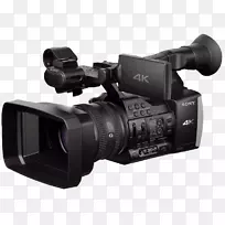 sony手持凸轮ddr-ax1 4k分辨率摄像机.照相机