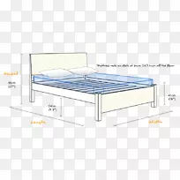 床架床头桌平台床垫尺寸