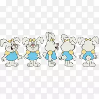 兔子，白兔，兔子，复活节兔，野兔