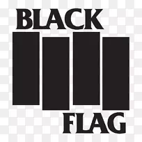 黑旗朋克摇滚站在sst记录受损的地方-黑旗和白旗