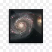 漩涡星系哈勃太空望远镜夜空螺旋星系
