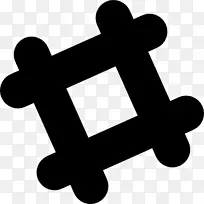 闲置计算机图标符号下载.符号