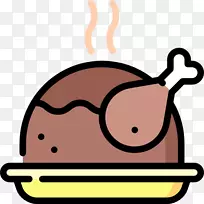 阿拉伯餐厅电脑图标剪贴画-鸡肉图标