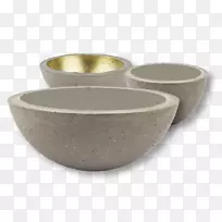 碗混凝土塑料陶瓷创意-β