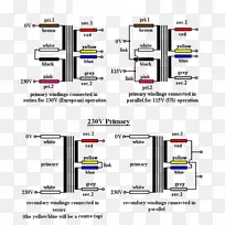 GB/T1397-1991环型电感器和变压器接线图电线电缆变送器