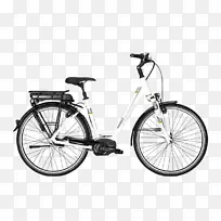巴塔夫斯曼博姑娘们骑电动自行车，城市自行车-自行车