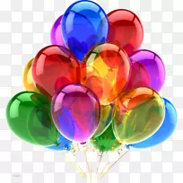 生日气球贺卡及便条摄影派对-生日