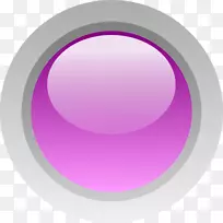 紫色圆紫罗兰剪贴画.紫色