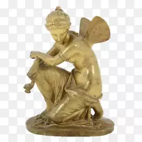青铜雕塑丘比特和心灵古典雕塑雕像
