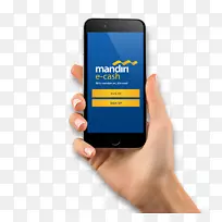 Smartphone Mandiri ecash Bank Mandiri自动柜员机-智能手机