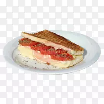 早餐三明治Marmaris快餐rİze自助餐火腿和奶酪三明治-吐司
