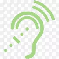 计算机图标辅助听力装置助听器